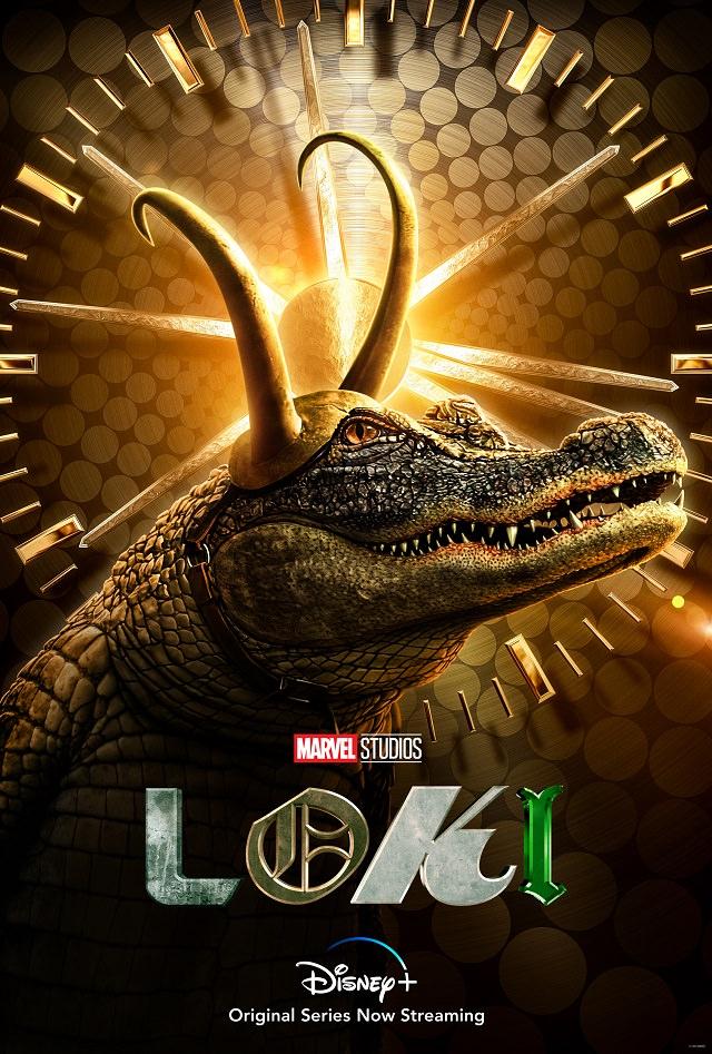 تمساح لوکی در پوستر شخصیت قسمت پنجم سریال Loki