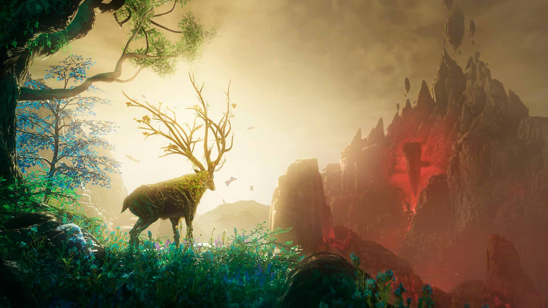 تصویری از محیط بازی New World از شرکت آمازون