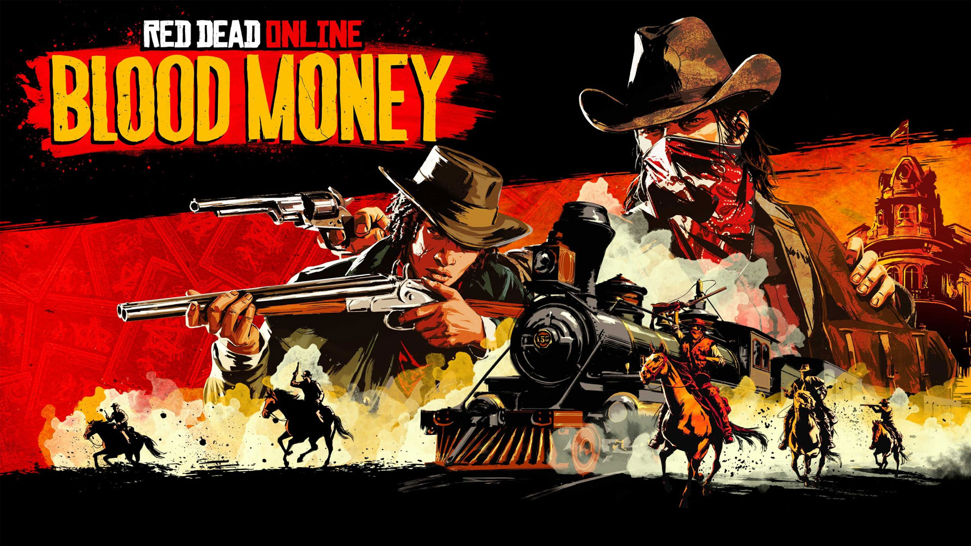 پوستر آپدیت Blood Money بازی Red Dead Online