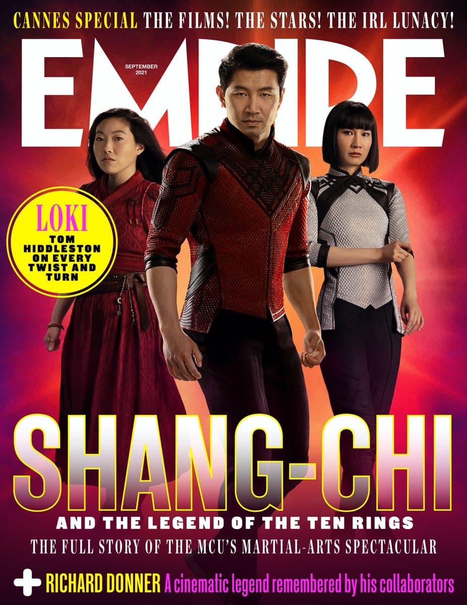 کاور شماره جدید مجله امپایر با طرح فیلم Shang-Chi and the Legend of the Ten Rings
