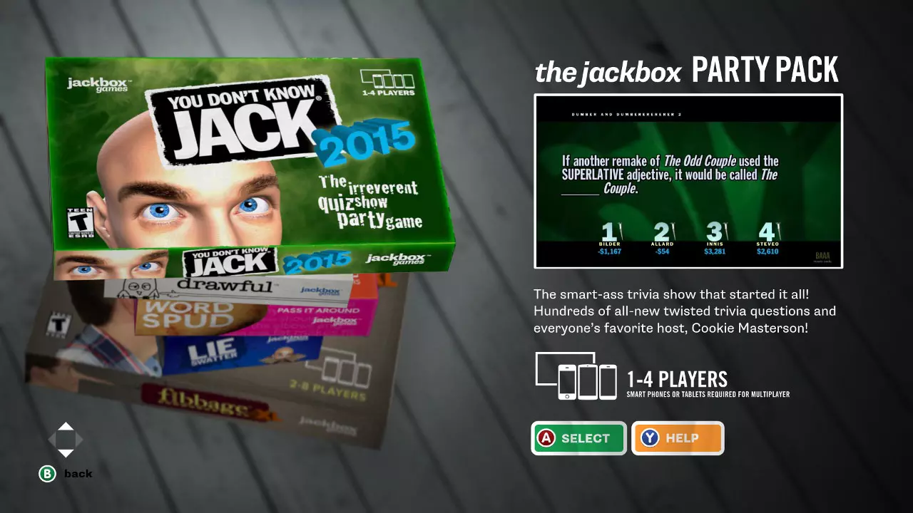 بازی‌های کالکشن The Jackbox Party Pack
