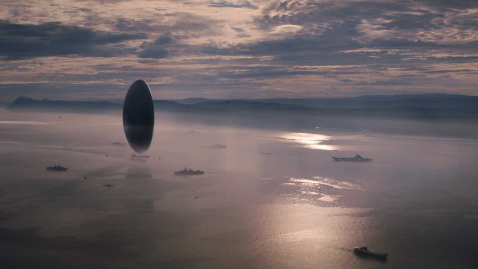 جلوه خاص سفینه بیگانه در فیلم Arrival، محصول سال ۲۰۱۶ میلادی و اثر کارگردان فیلم Dune
