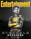 لیا مک‌هیو در نقش اسپرایت در تصویر روی جلد اختصاصی مجله Entertainment Weekly از فیلم Eternals