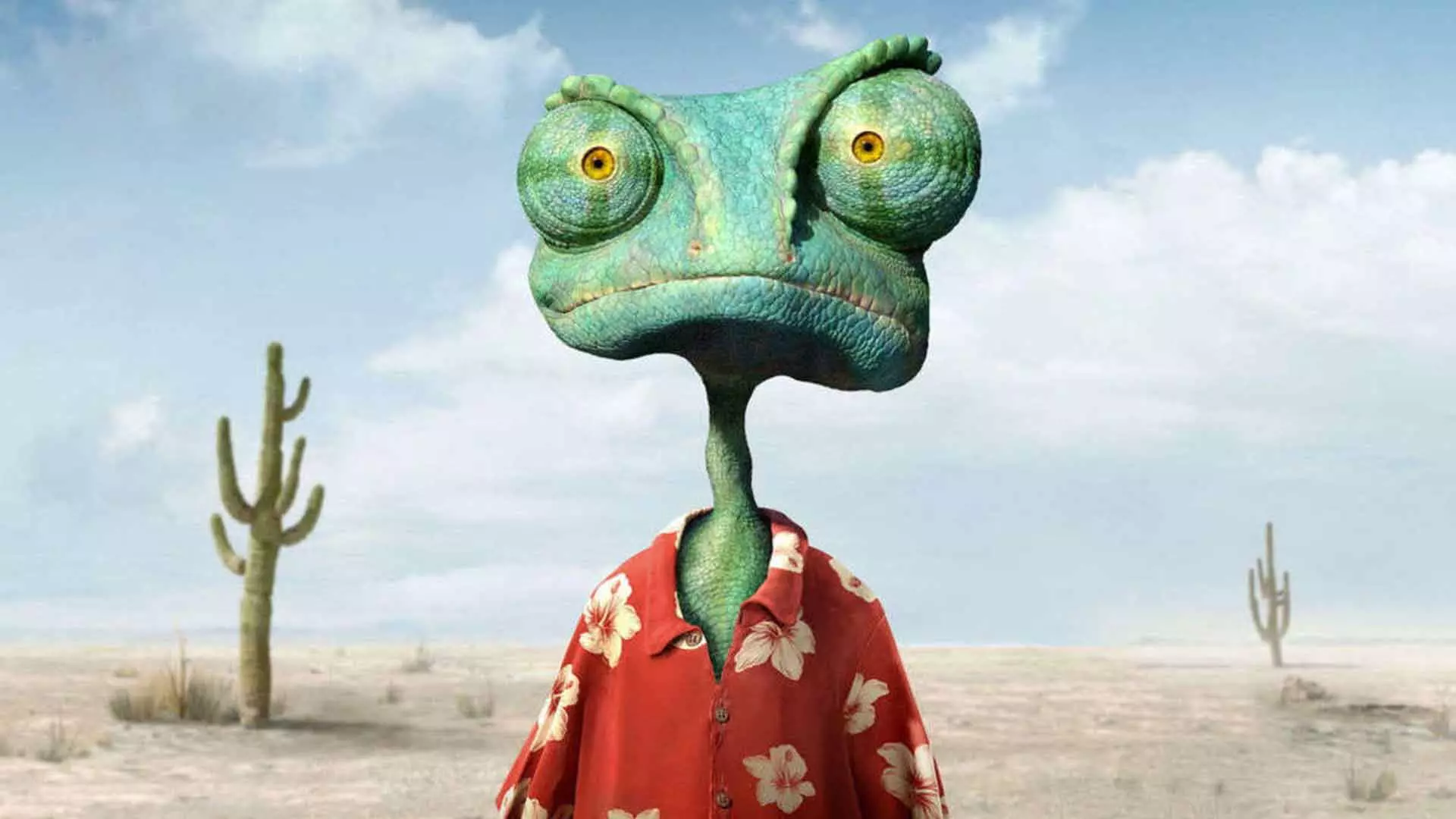 جانی دپ در نقش رنگو در انیمیشن Rango