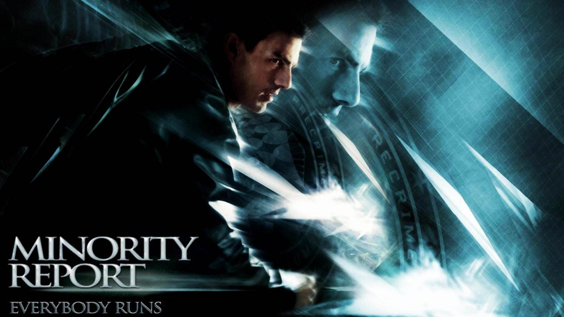 تام کروز در پوستر فیلم Minority Report