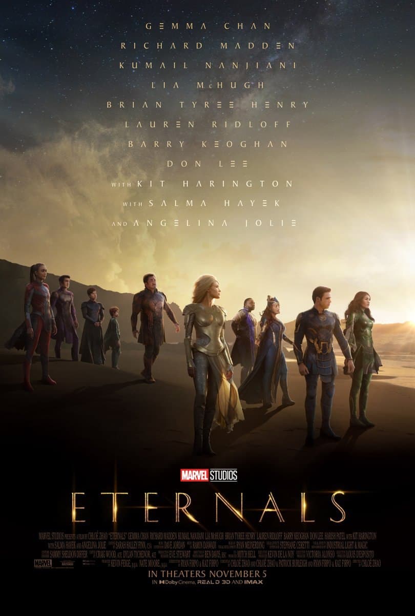 پوستر جدید و رسمی فیلم Eternals