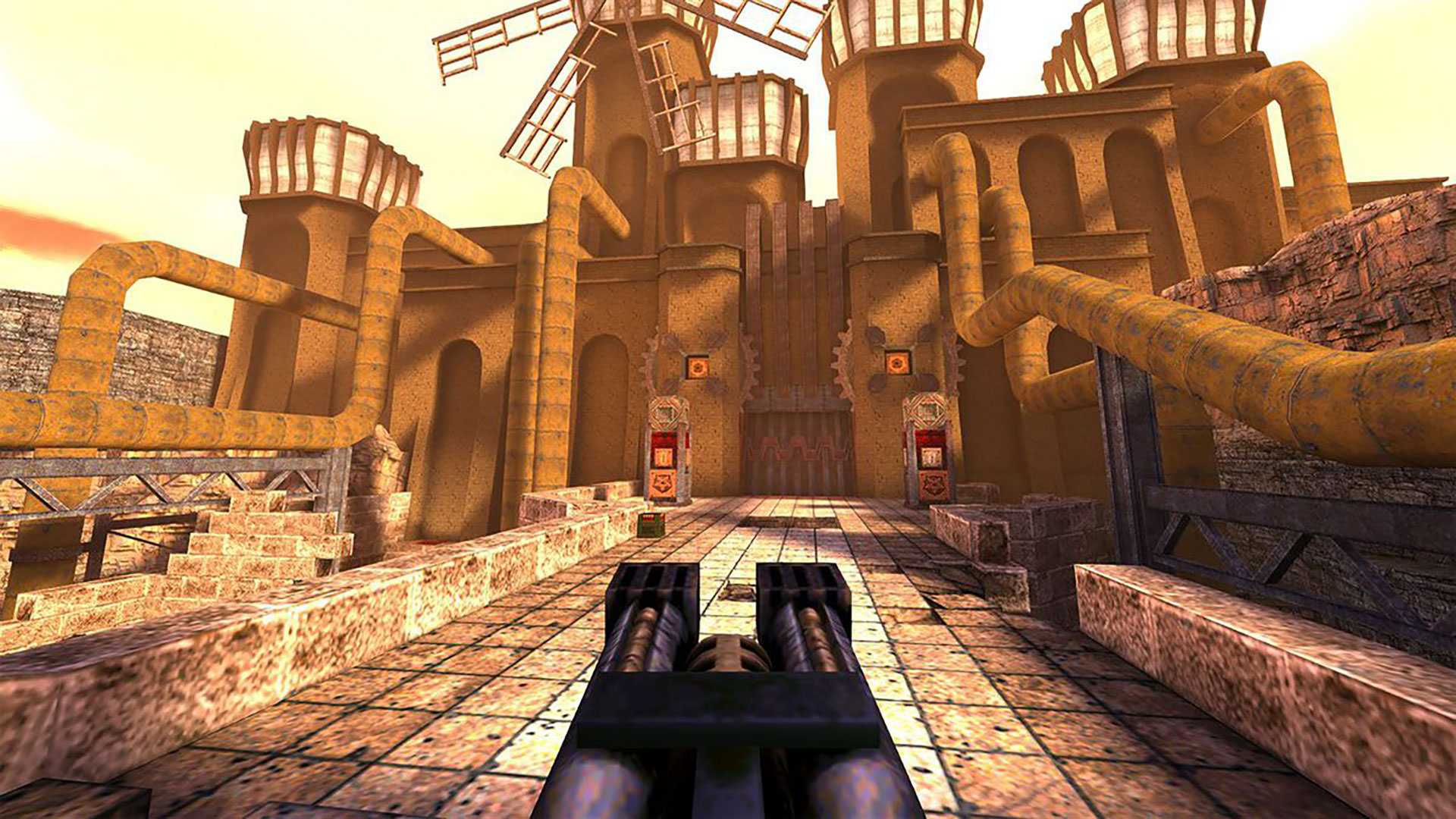 به قلعه در بازسازی بازی Quake نگاه کنید