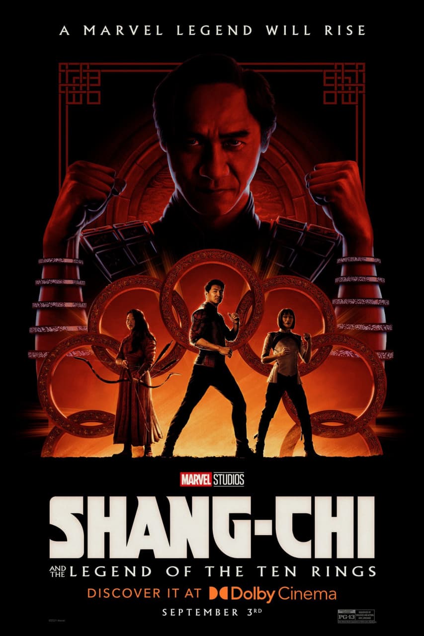 پوستر دالبی سینما فیلم Shang-Chi and the Legend of the Ten Rings