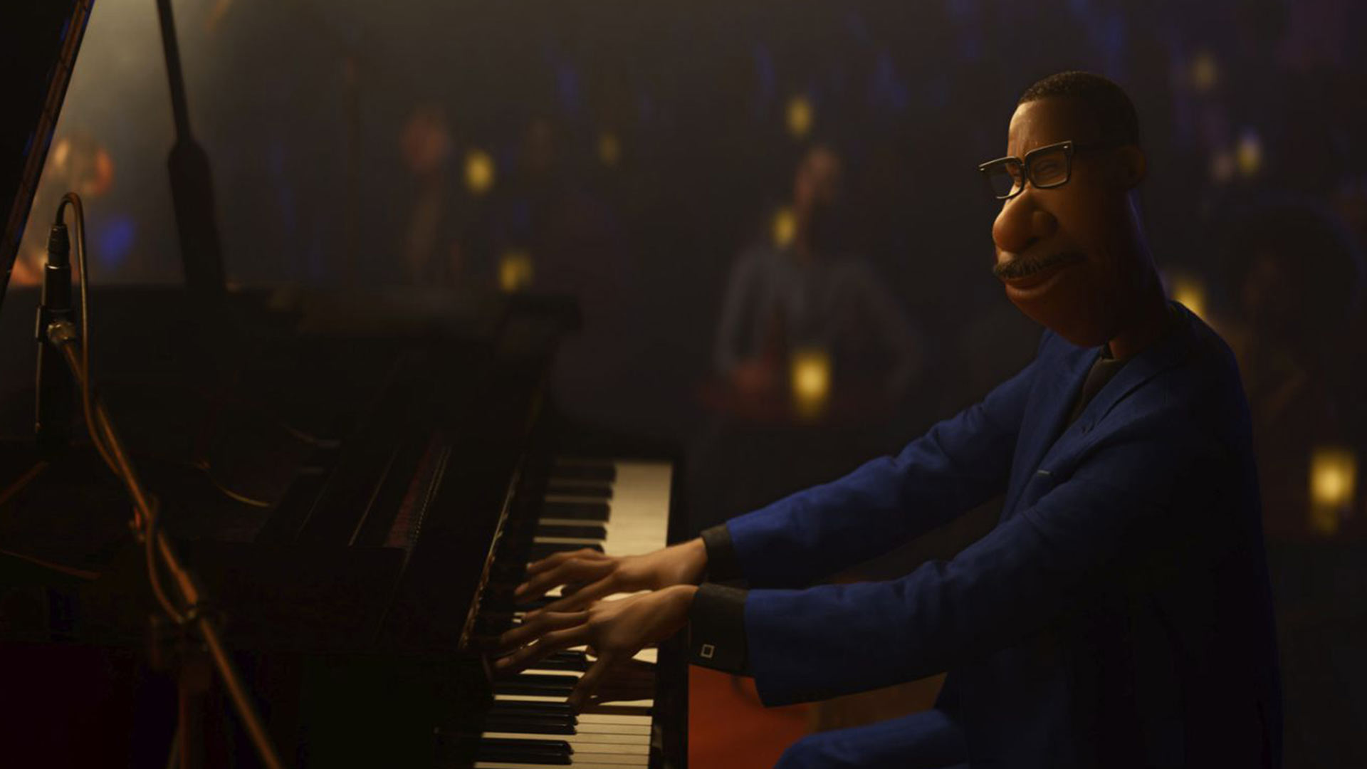 جو در حال نواختن پیانو در انیمیشن روح