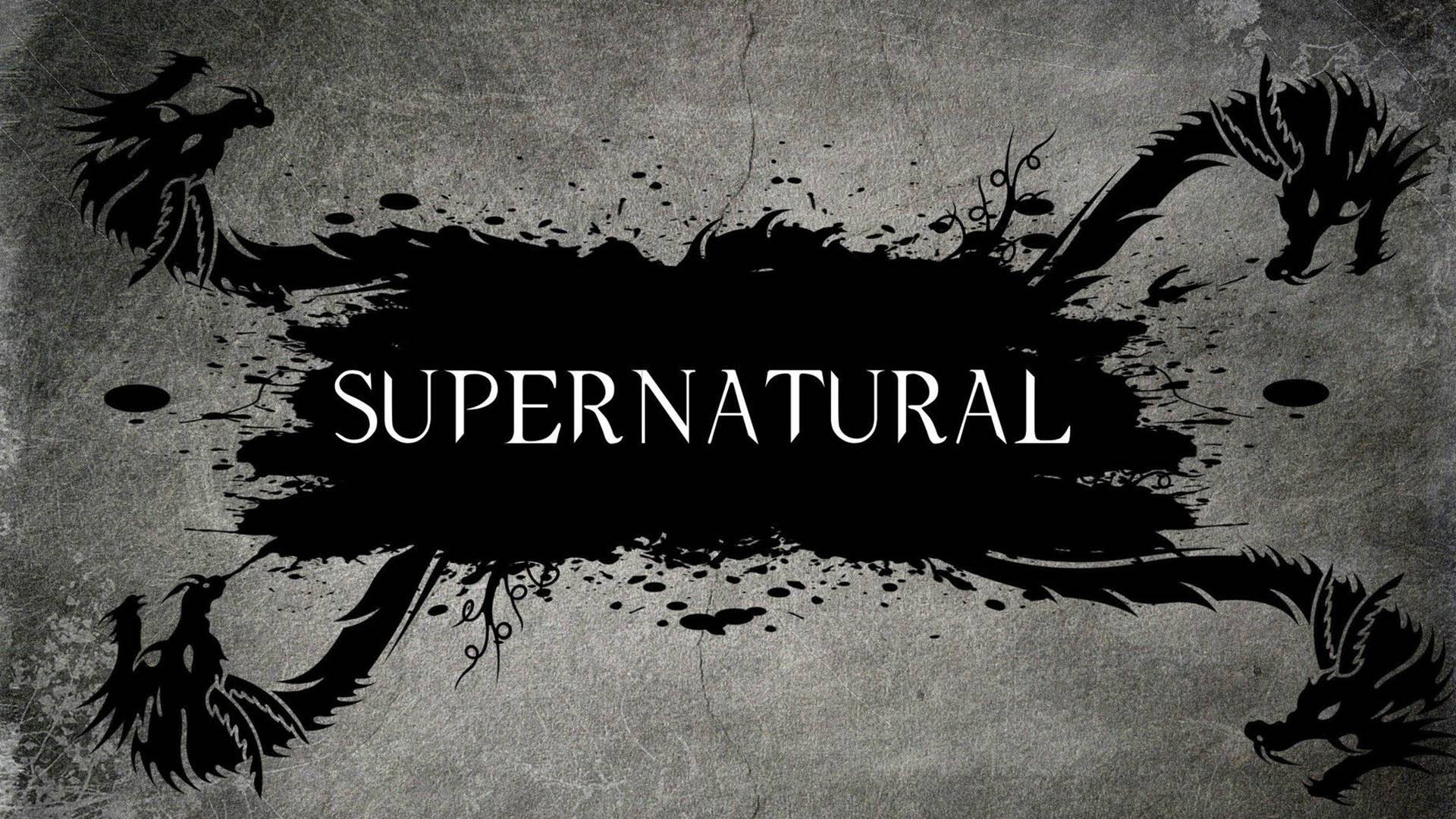 پوستر سریال supernatural با طرح چند اژدها