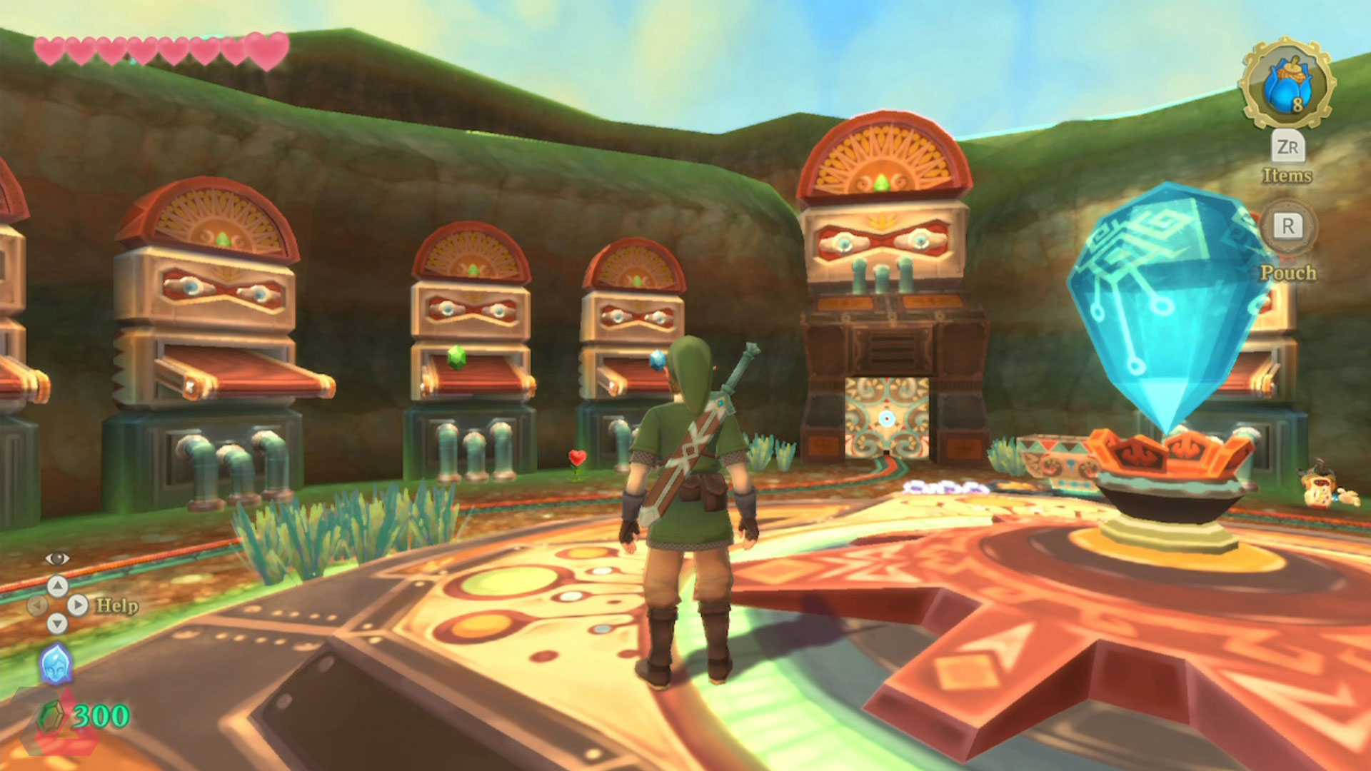 محیط‌های متنوع بازی he Legend of Zelda: Skyward Sword