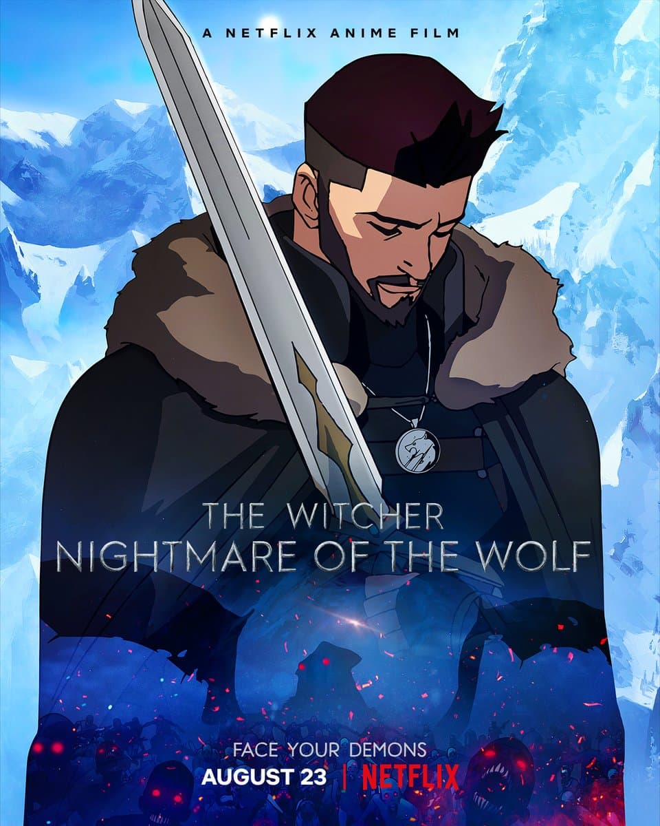 وزمیر در پوستر جدید انیمه The Witcher: Nightmare of the Wolf