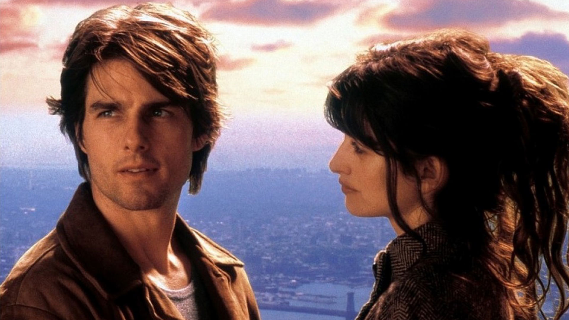 تام کروز و پنه‌لوپه کروز در فیلم Vanilla Sky