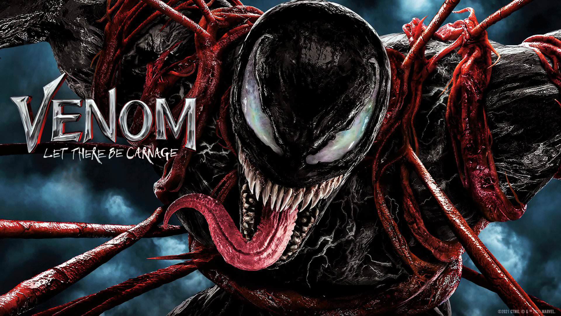 ونوم با بازی تام هاردی گرفتار بازوهای کارنیج در پوستر فیلم Venom: Let There Be Carnage
