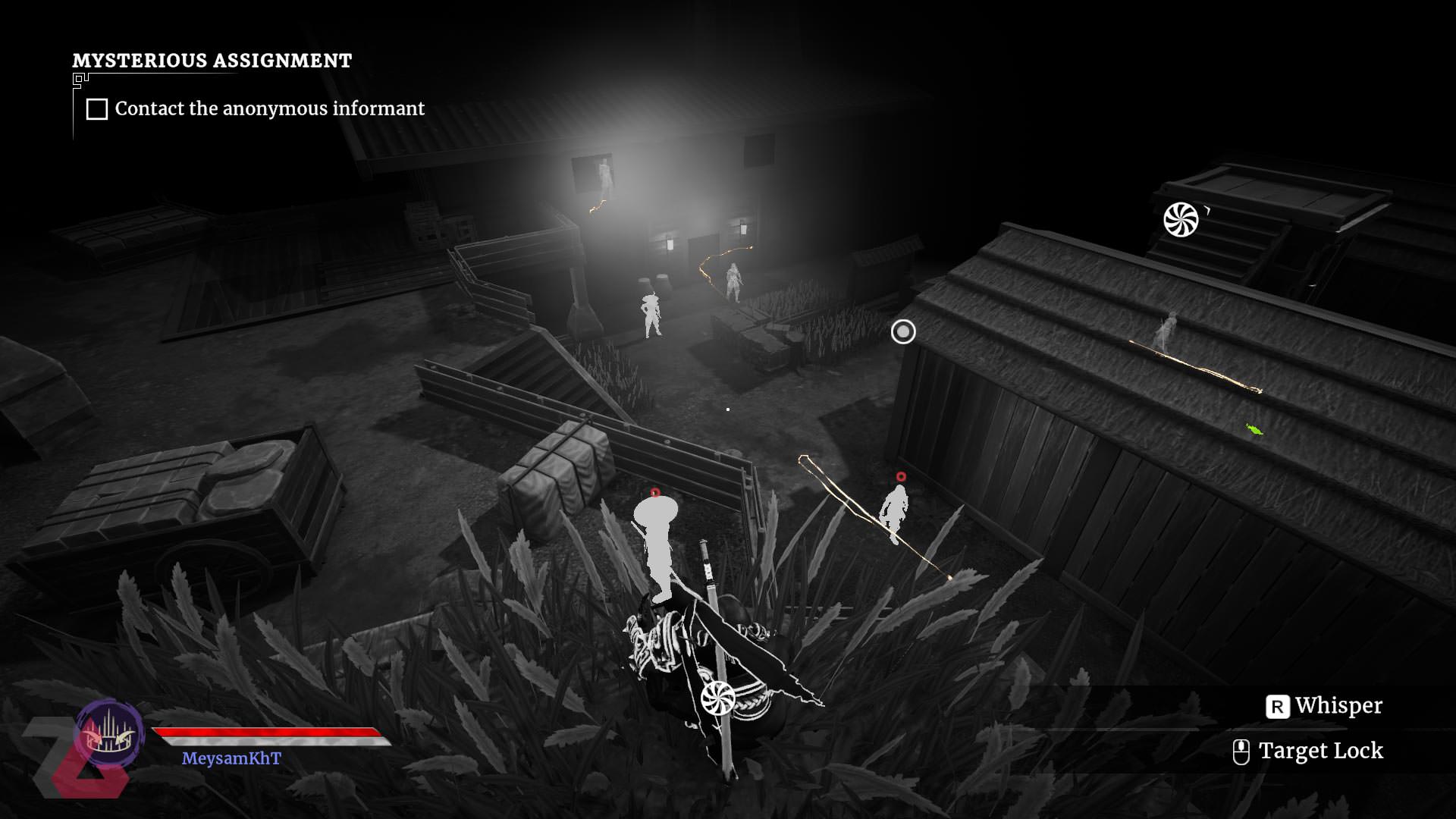 Shadow Vision در بازی Aragami 2