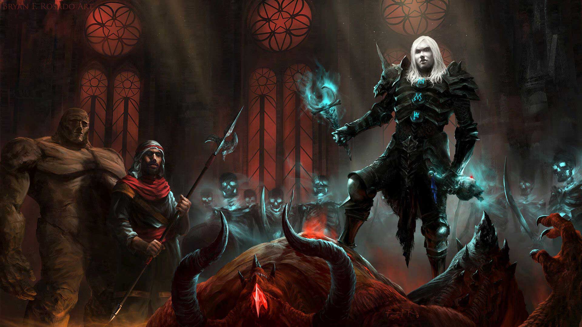 نمایش خون و آتش در تریلر کلاس Necromancer بازی Diablo 2: Resurrected