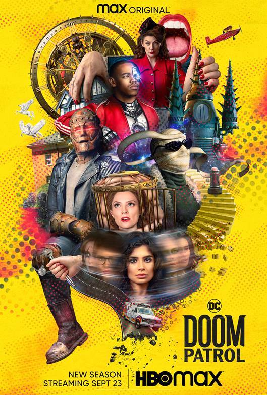 پوستر فصل سوم سریال Doom Patrol