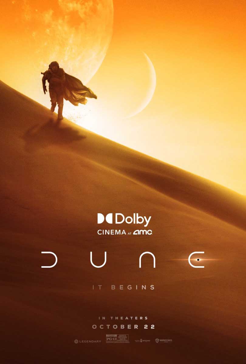 پوستر رسمی فیلم Dune سال ۲۰۲۱ میلادی