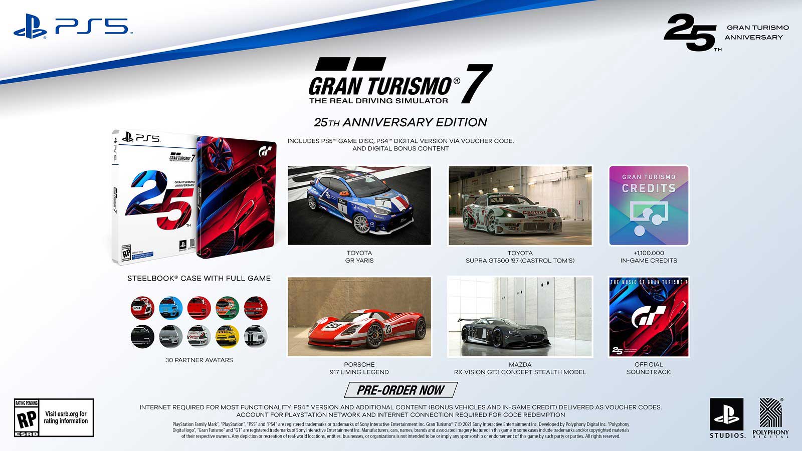 نسخه دیلاکس بازی Gran Turismo 7 کازونوری یامائوچی برای پلی استیشن 5 سونی