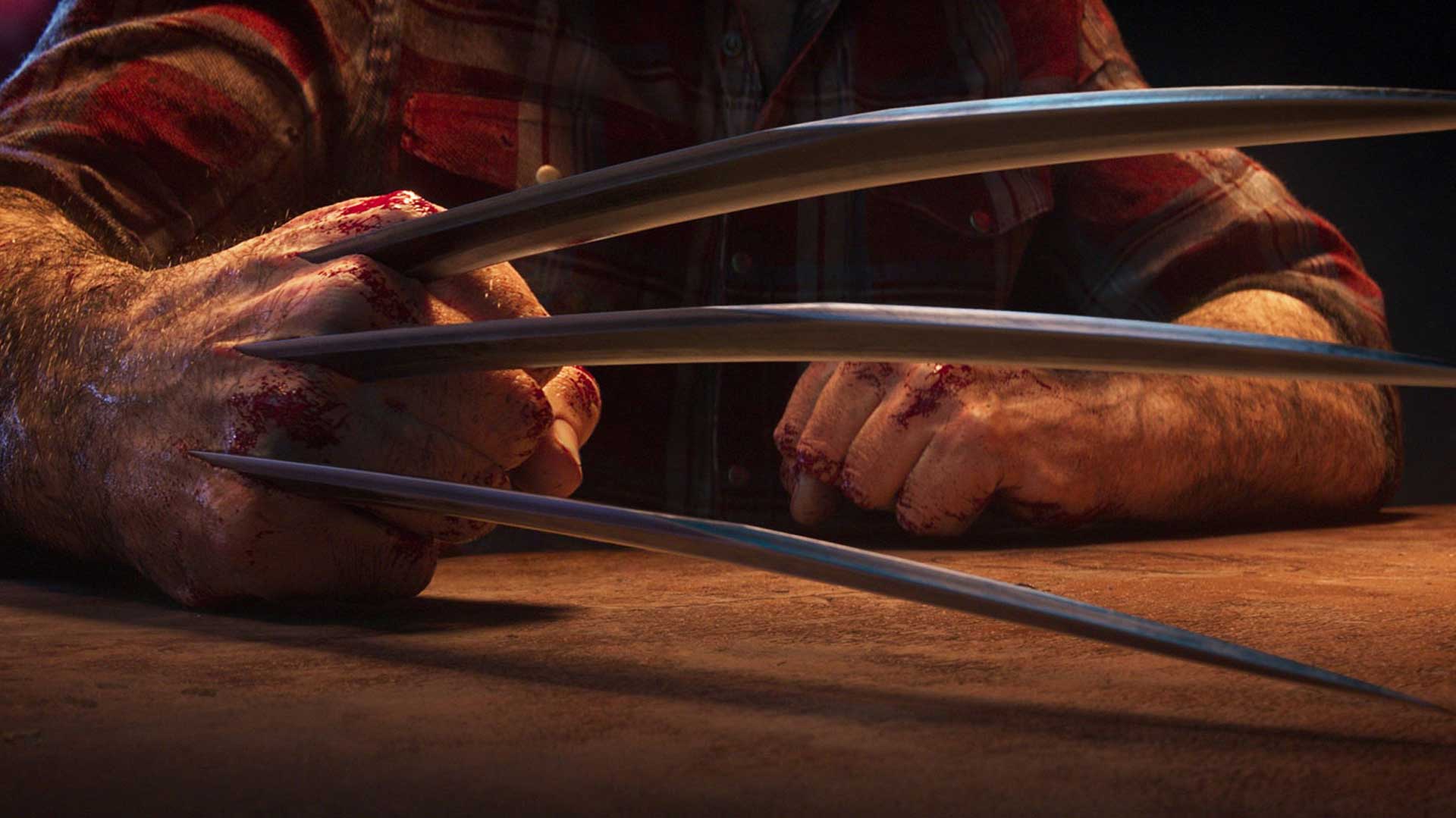 تیغه های تیز و خون آلود بیرون آمده از دست ولورین در بازی انحصاری استودیو اینسامنیاک گیمز برای پلی استیشن 5 سونی