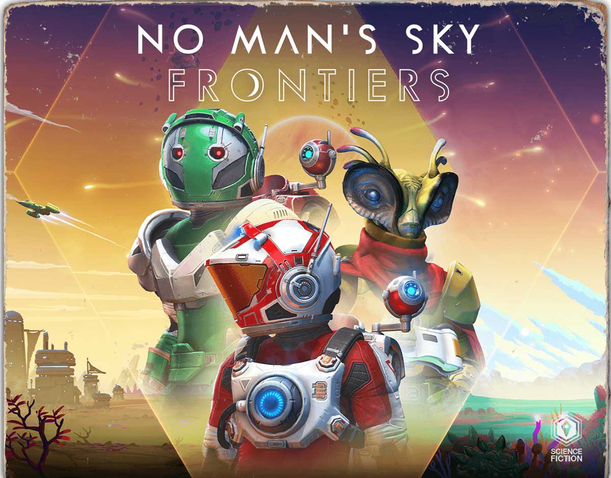 آپدیت Frontiers بازی No Man's Sky شرکت Hello Games