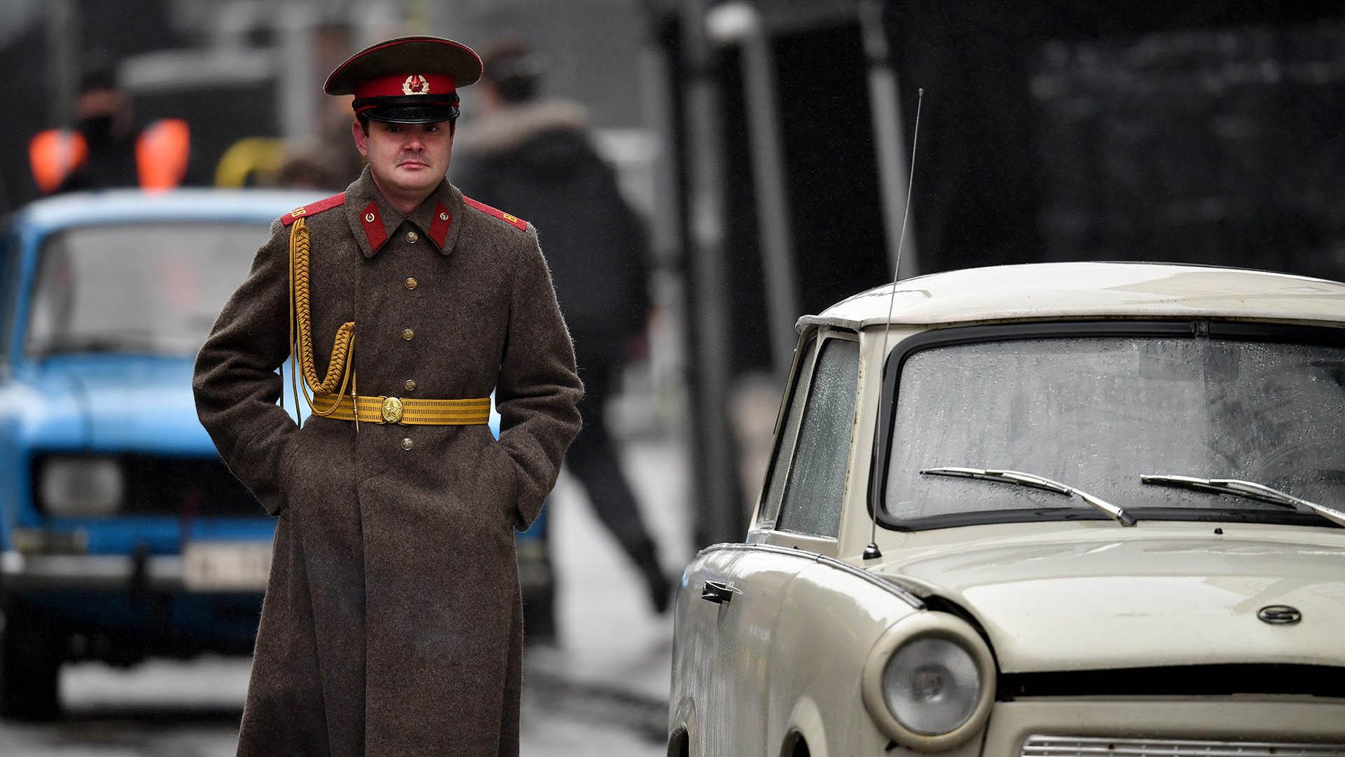 صحنه‌ای از فیلم تتریس در خیابان‌های شوروی