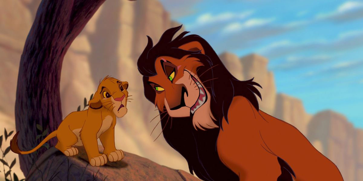 اسکار و سیمبا در انیمیشن شیر شاه