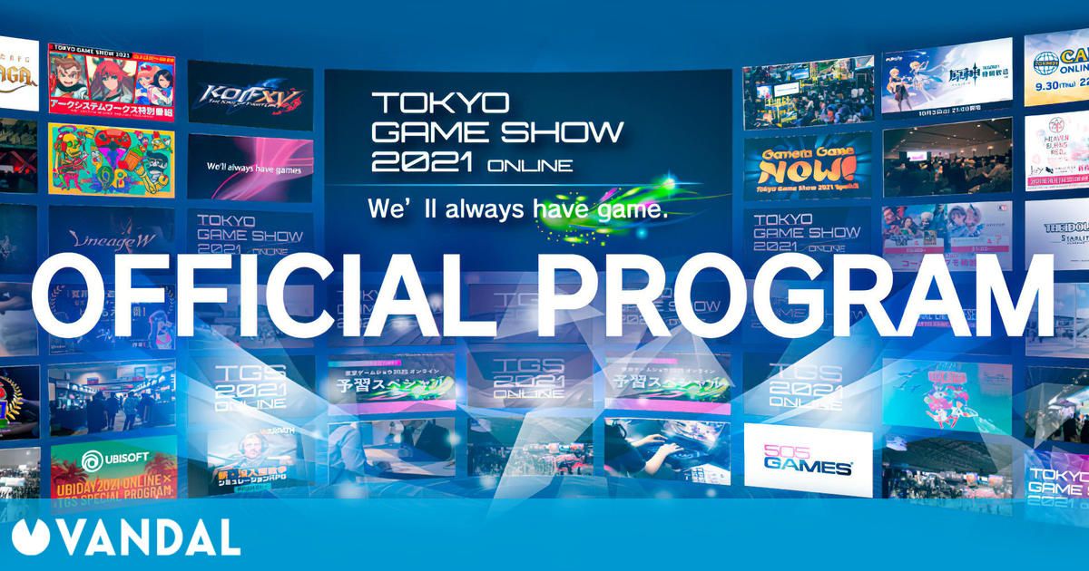 برنامه های Tokyo Game Show 2021