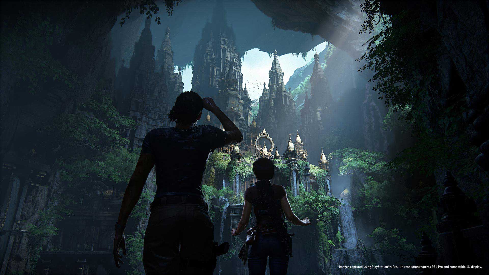 محیط چشم نواز بازی Uncharted: The Lost Legacy روی کنسول پلی استیشن سونی