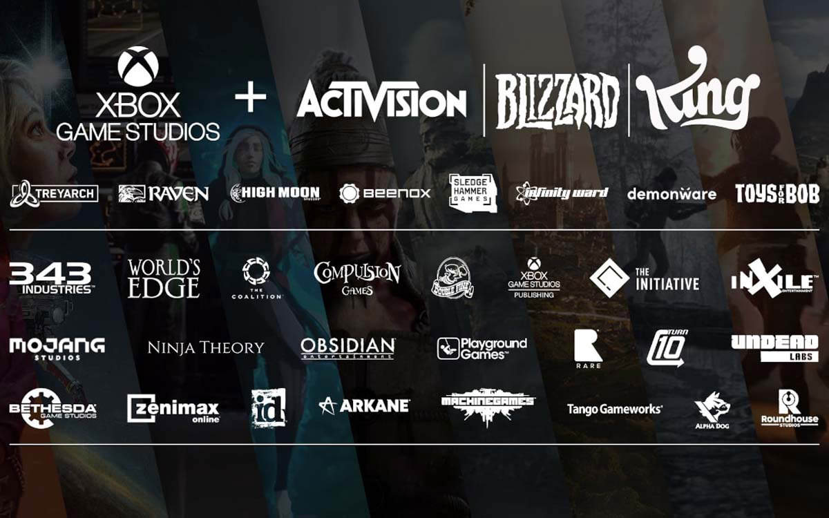 activision blizzard studios merge with xbox bethesda studios  Image of activision blizzard studios merge with xbox bethesda studios