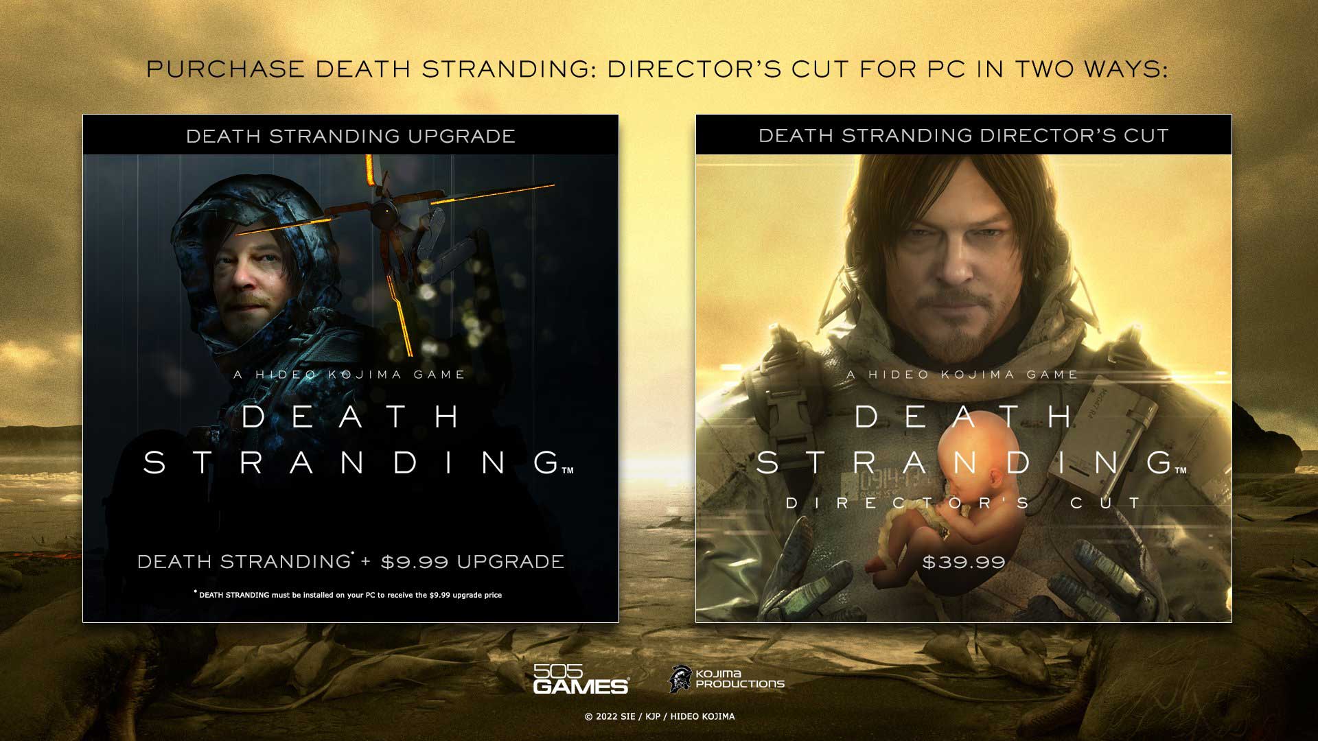 death stranding directors cut pc release 1  Image of death stranding directors cut pc release 1