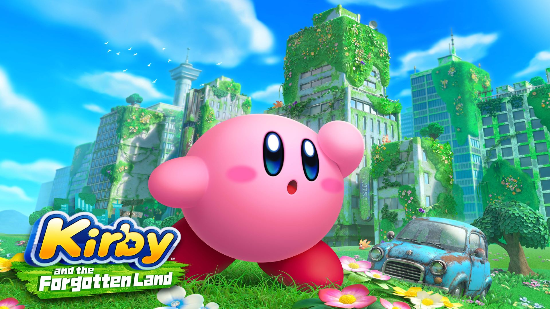 kirby and the forgotten land cover  Image of kirby and the forgotten land cover