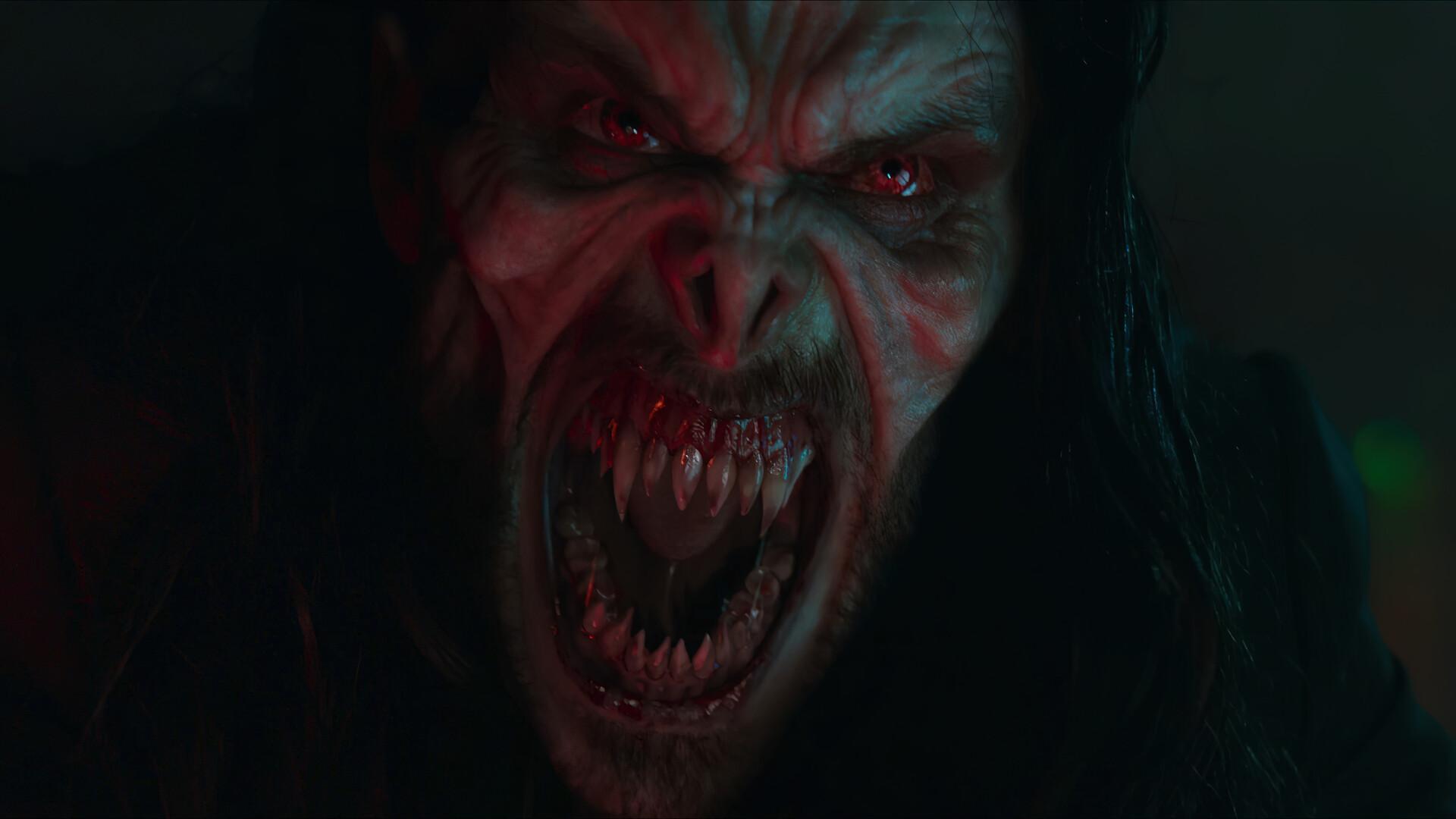 تبدیل شدن کامل جرد لتو به موربیوس خون آشام در فیلم Morbius