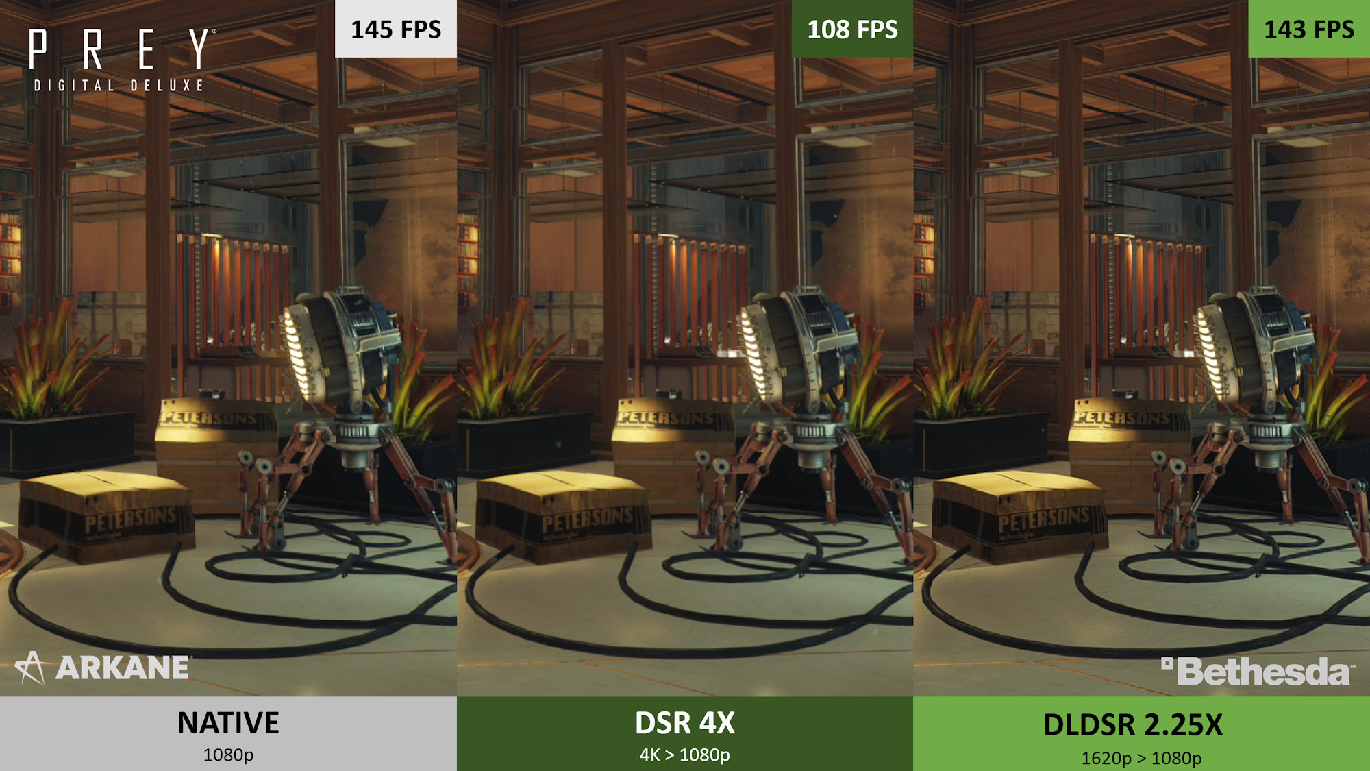 عملکرد تکنولوژی DLDSR انویدیا در ریمستر بازی Prey