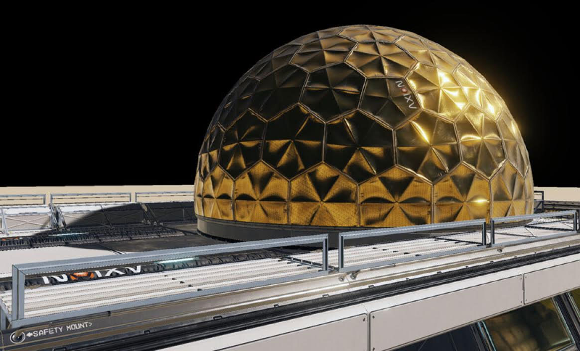 گمبد طلایی ایستگاه فضایی Starfield