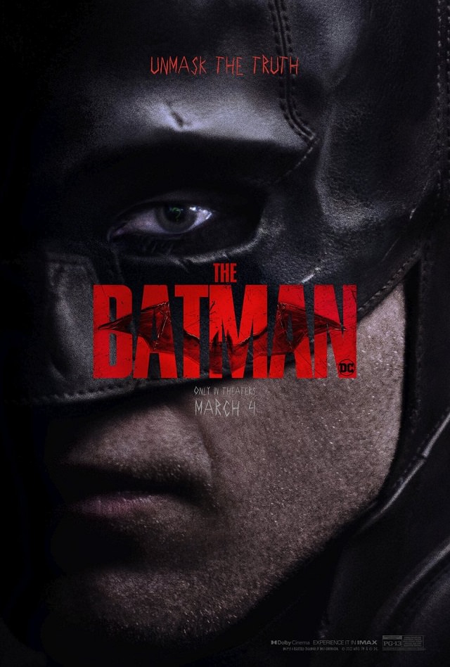 رابرت پتینسون در نقش بتمن در پوستر جدید فیلم The Batman