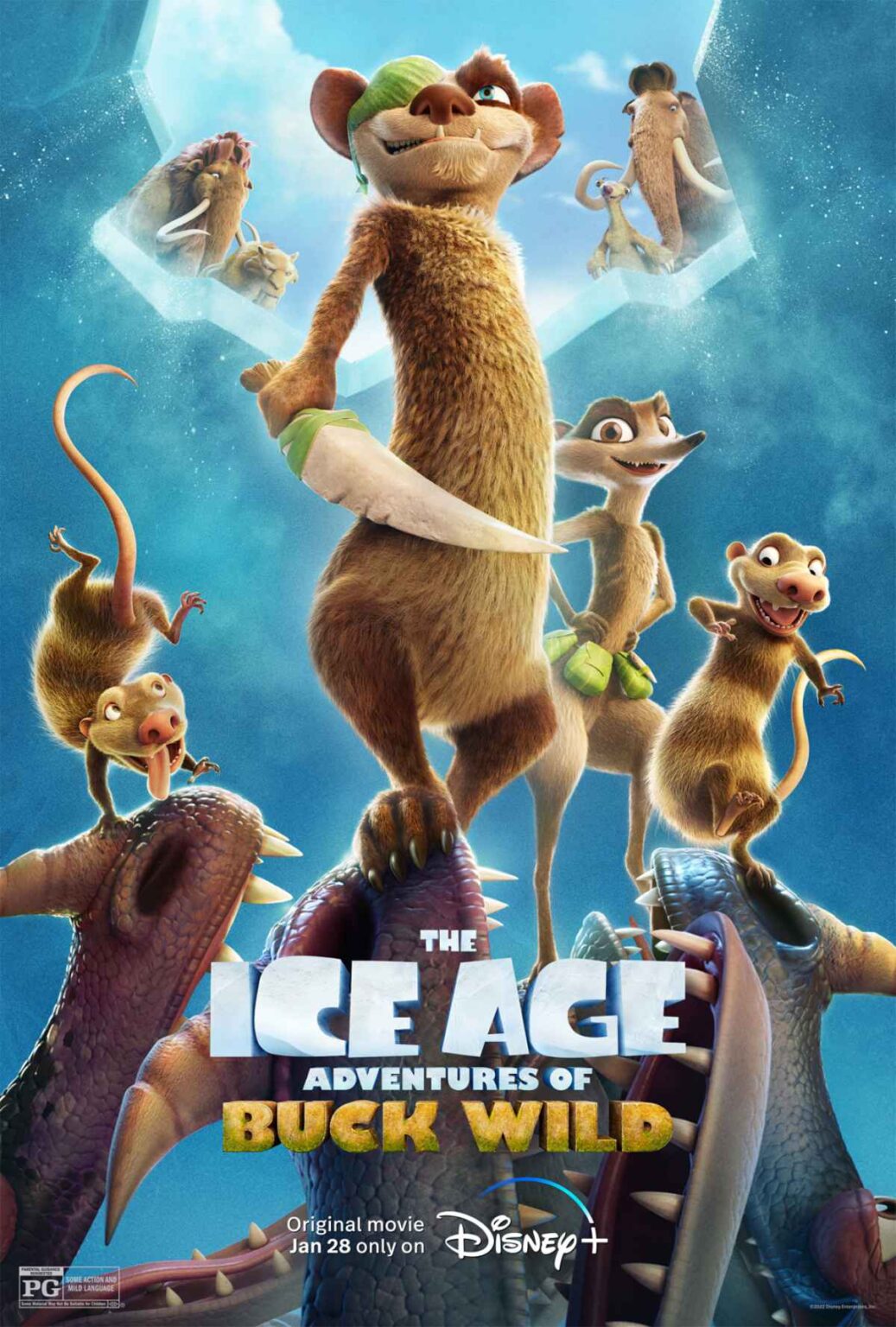 پوستر جدید انیمیشن The Ice Age Adventures of Buck Wild