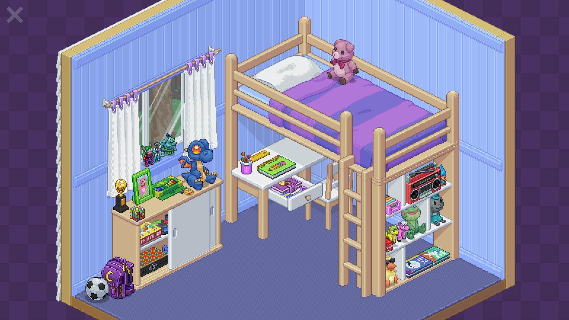 اتاق کودک در بازی Unpacking
