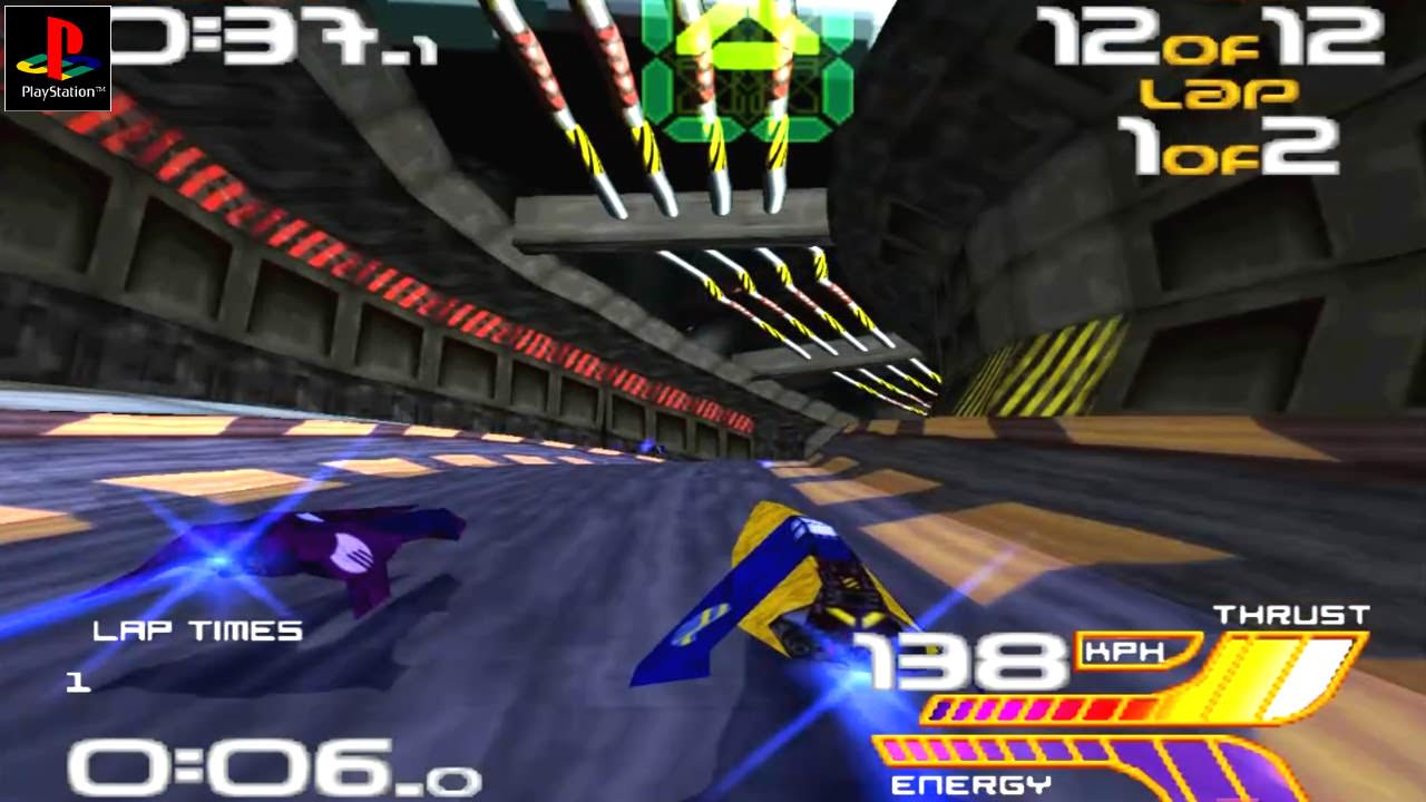 wipeout ps1 gameplay 1  Image of wipeout ps1 gameplay 1