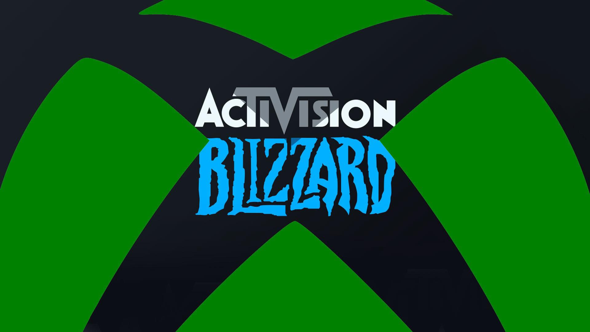 لوگوی Activision Blizzard در داخل لوگوی Xbox