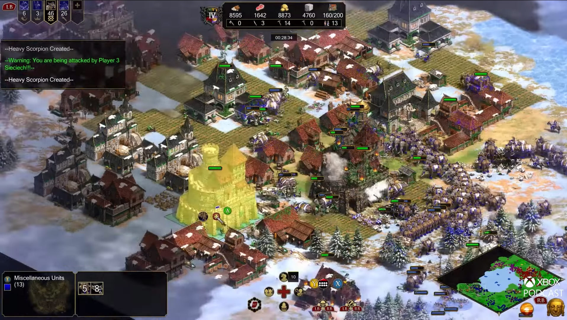 رابط کاربری بازی Age of Empires II: Definitive Edition