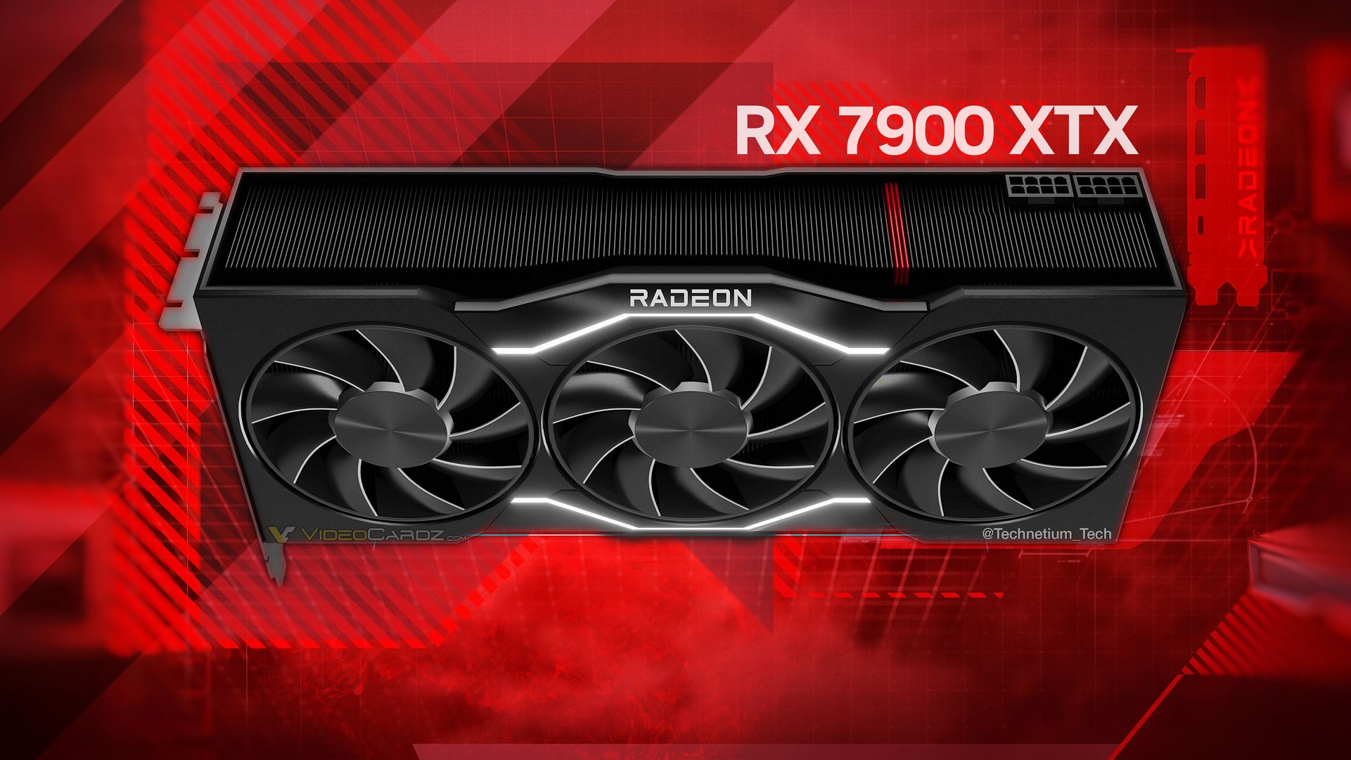 فاش شدن تصویری از نسخه آزمایشی کارت گرافیک AMD Radeon RX 7900 XTX 