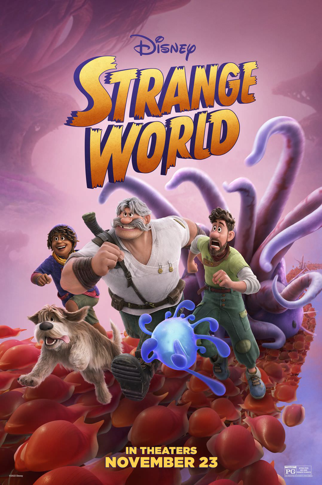 پوستر جدید انیمیشن Strange World