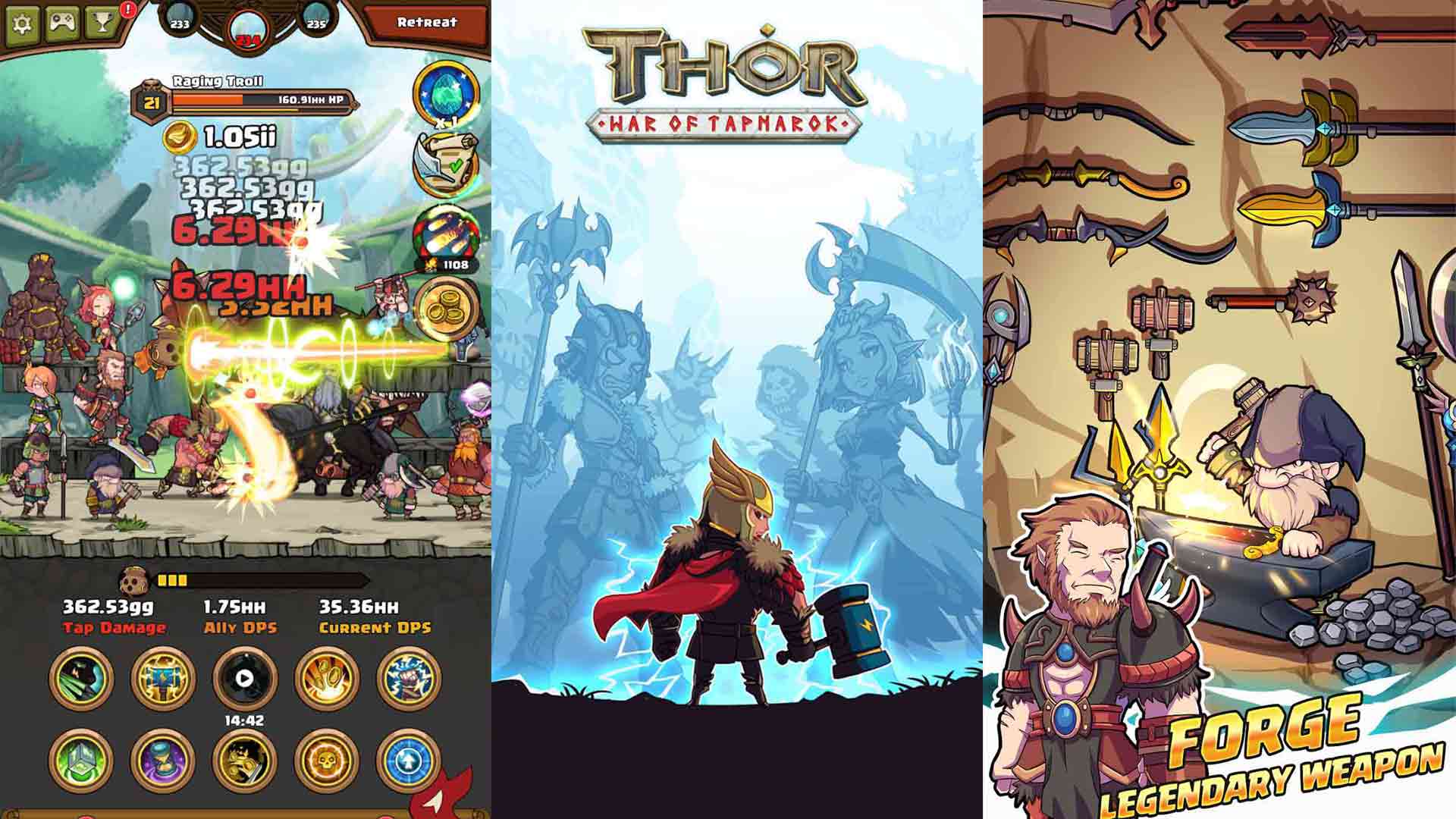 بازی اندروید Thor: War of Tapnarok