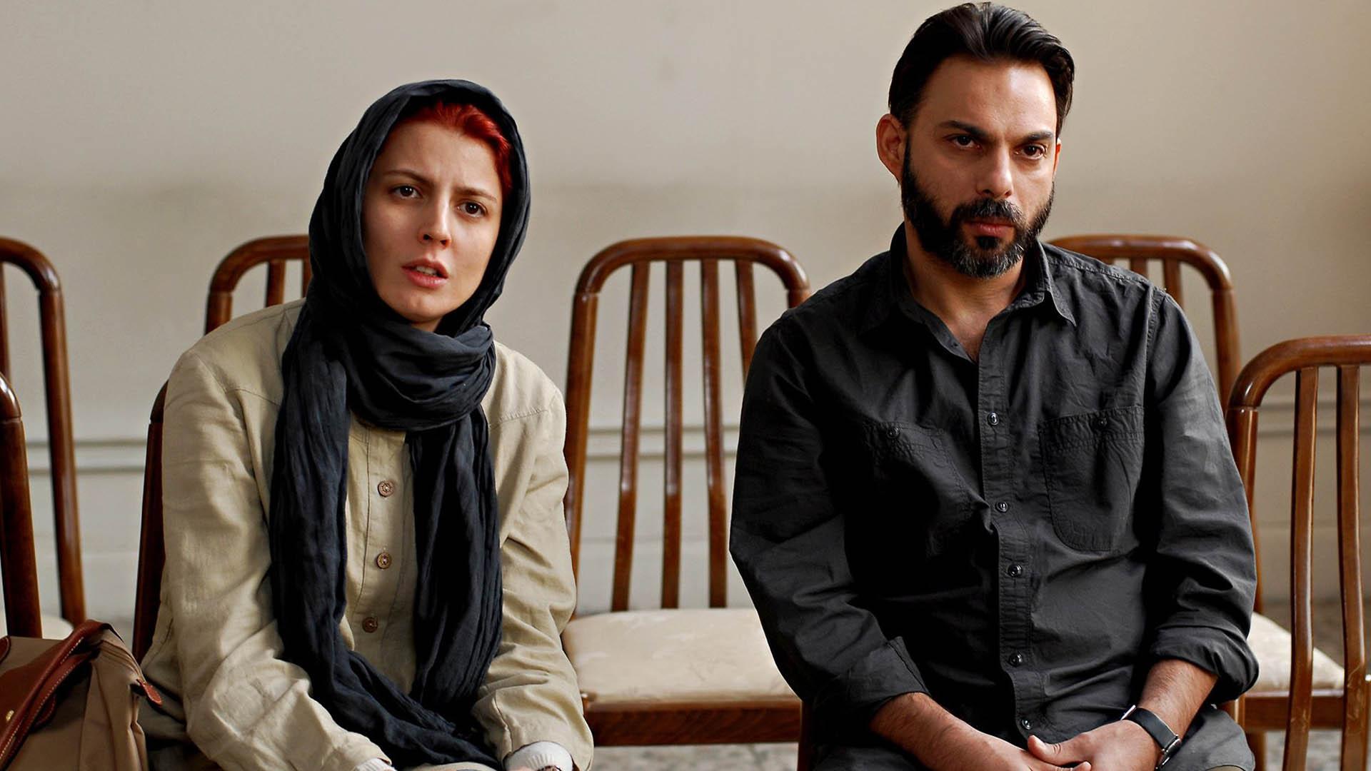 لیلا حاتمی و پیمان معادی در فیلم جدایی نادر از سیمین