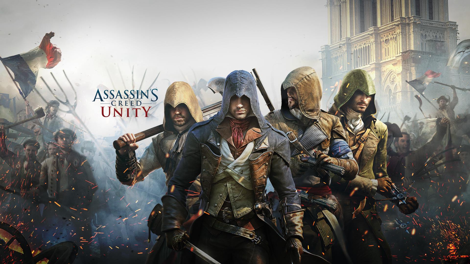 شخصیت‌های بازی Assassin's Creed Unity و نمای شهر