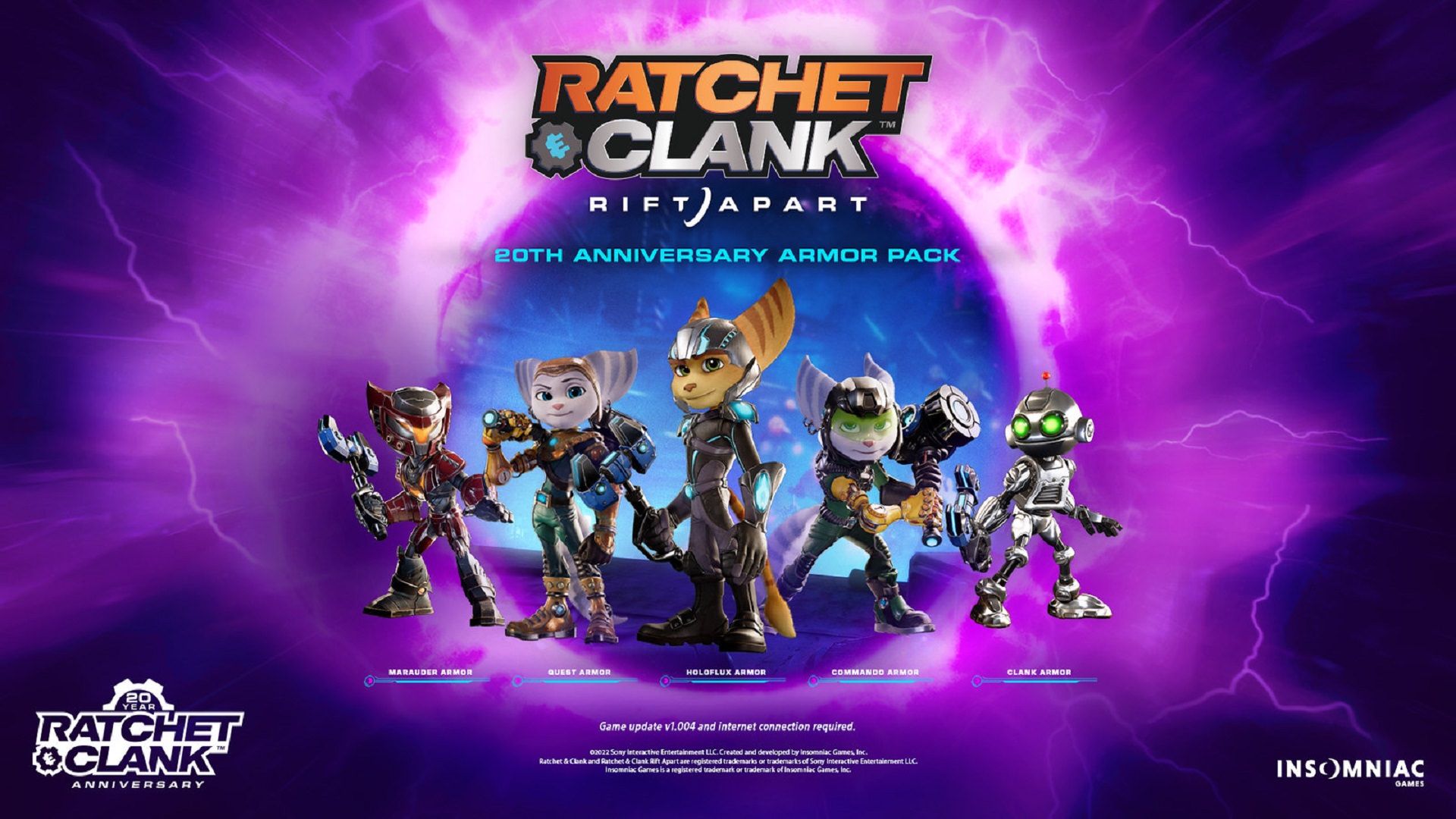 عرضه بسته الحاقی جدید برای Ratchet & Clank: Rift Apart به مناسبت بیست‌سالگی مجموعه