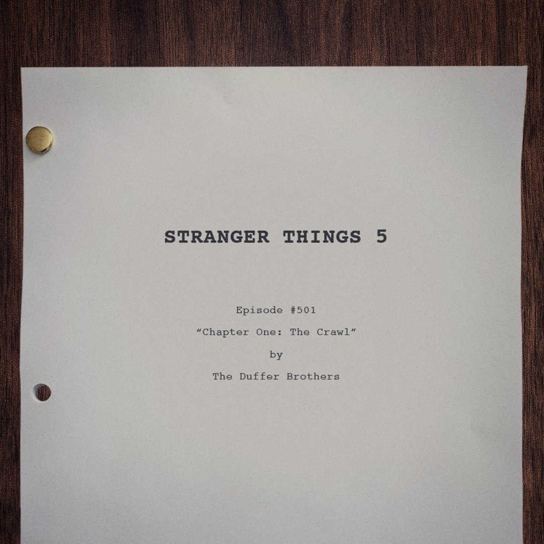فیلمنامه قسمت اول فصل پنجم سریال Stranger Things با عنوان The Crawl
