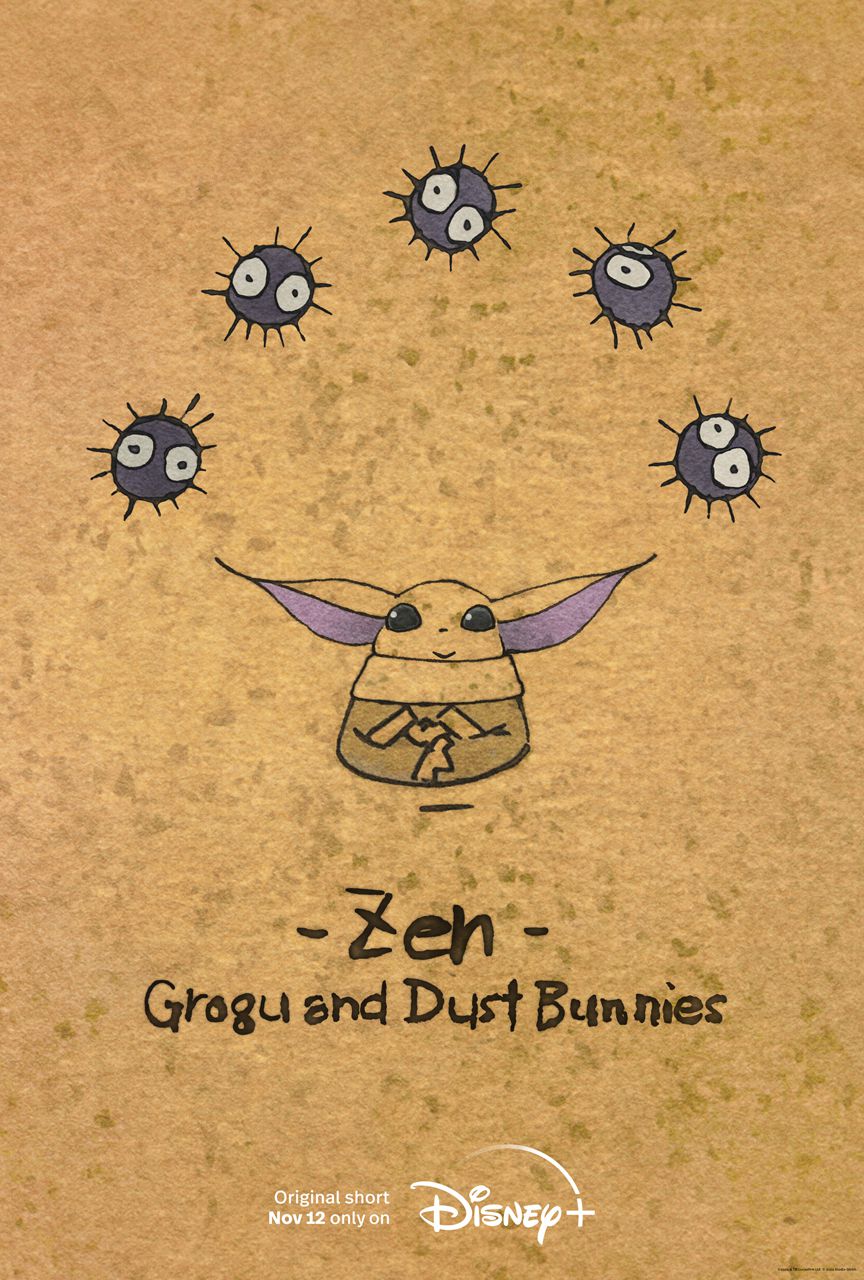 پوستر انیمیشن Zen - Grogu and Dust Bunnies