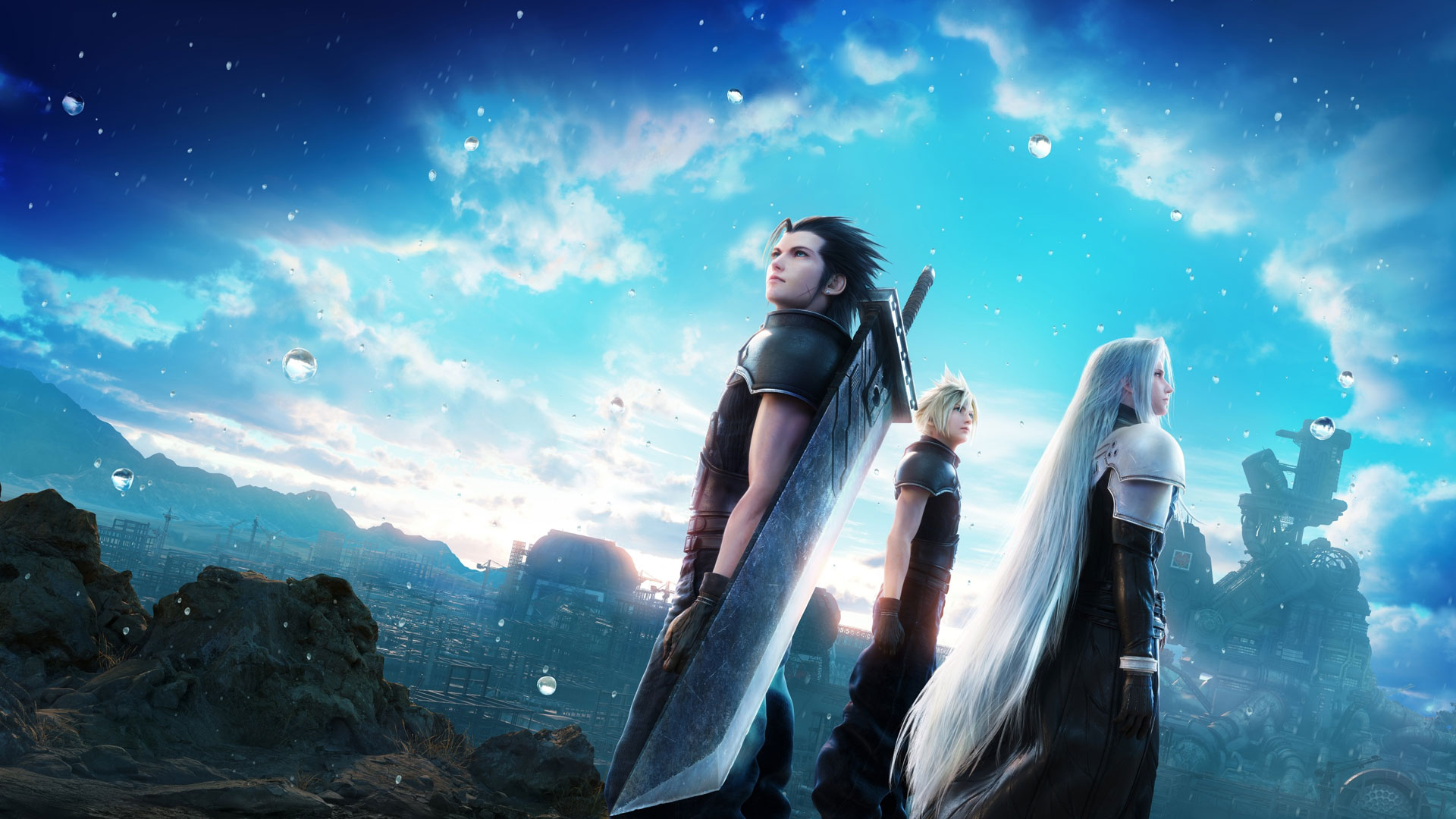 Zack، Sephiroth و Cloud در Crisis Core: Final Fantasy 7 Reunion